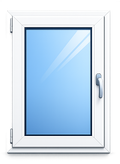 Finestra 1 anta con Ribalta in PVC