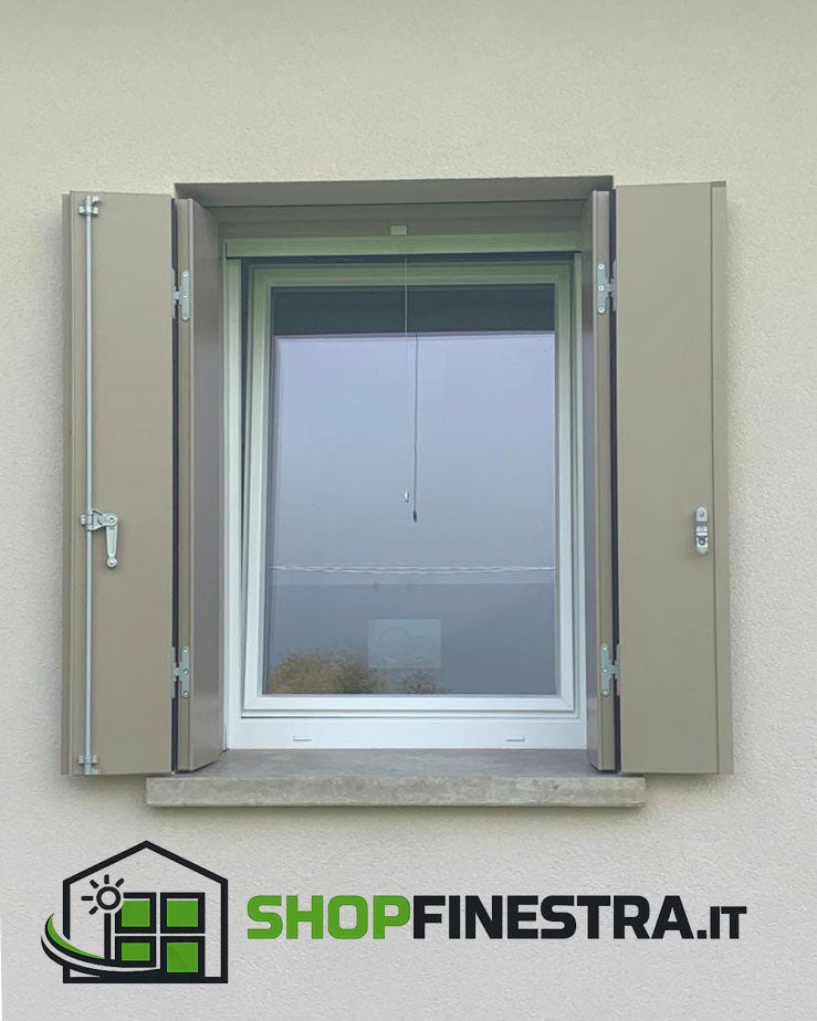 Finestra 1 anta con Ribalta in PVC