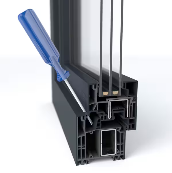 Finestra 1 anta con Ribalta in PVC